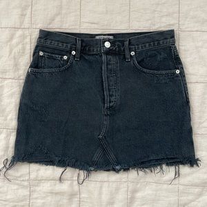 Agolde Quinn Mini Skirt